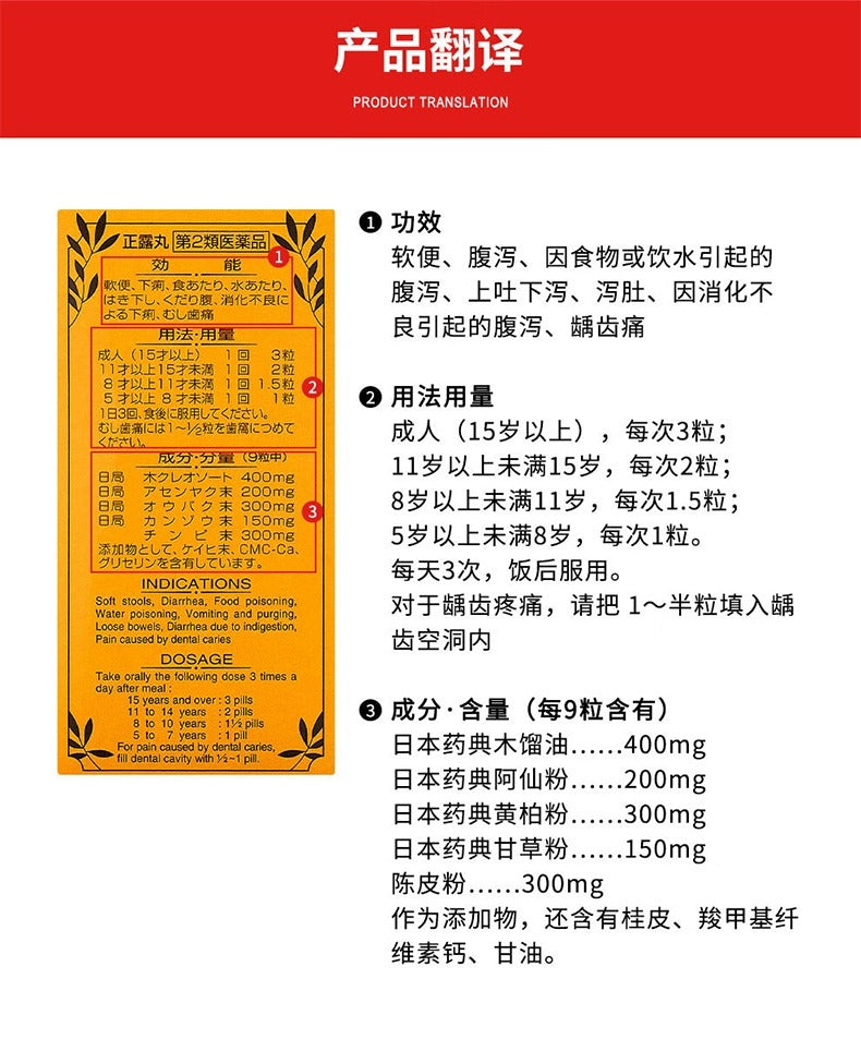 Relieve diarrhea, stomach pain & indigestion with Taiko Seirogan Tablets. Trusted Japanese herbal medicine for digestive health.