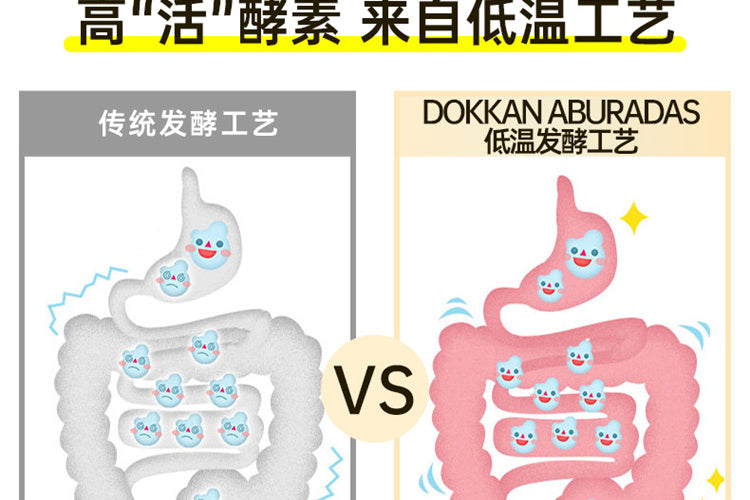 DOKKAN Enzyme Gold is a Japanese herbal enzyme supplement that supports digestion, detox, and healthy weight management.