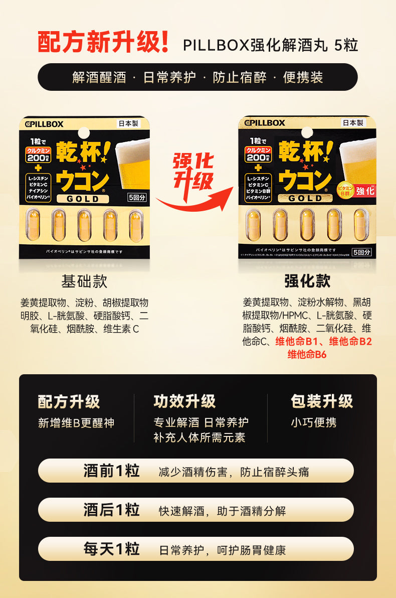 Poll Box Kanpai Pills – Japanese Hangover Relief & Liver Support Supplement