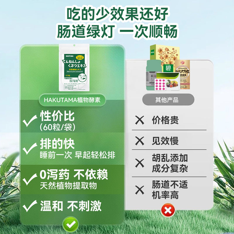 HAKUTAMA Internal Fat Pills, Constipation Relief Pills, Oil Expelling Pills, Fat Reducing Pills, Intestinal Moistening Pills, Intestinal Cleansing Pills, Constipation Relief Pills