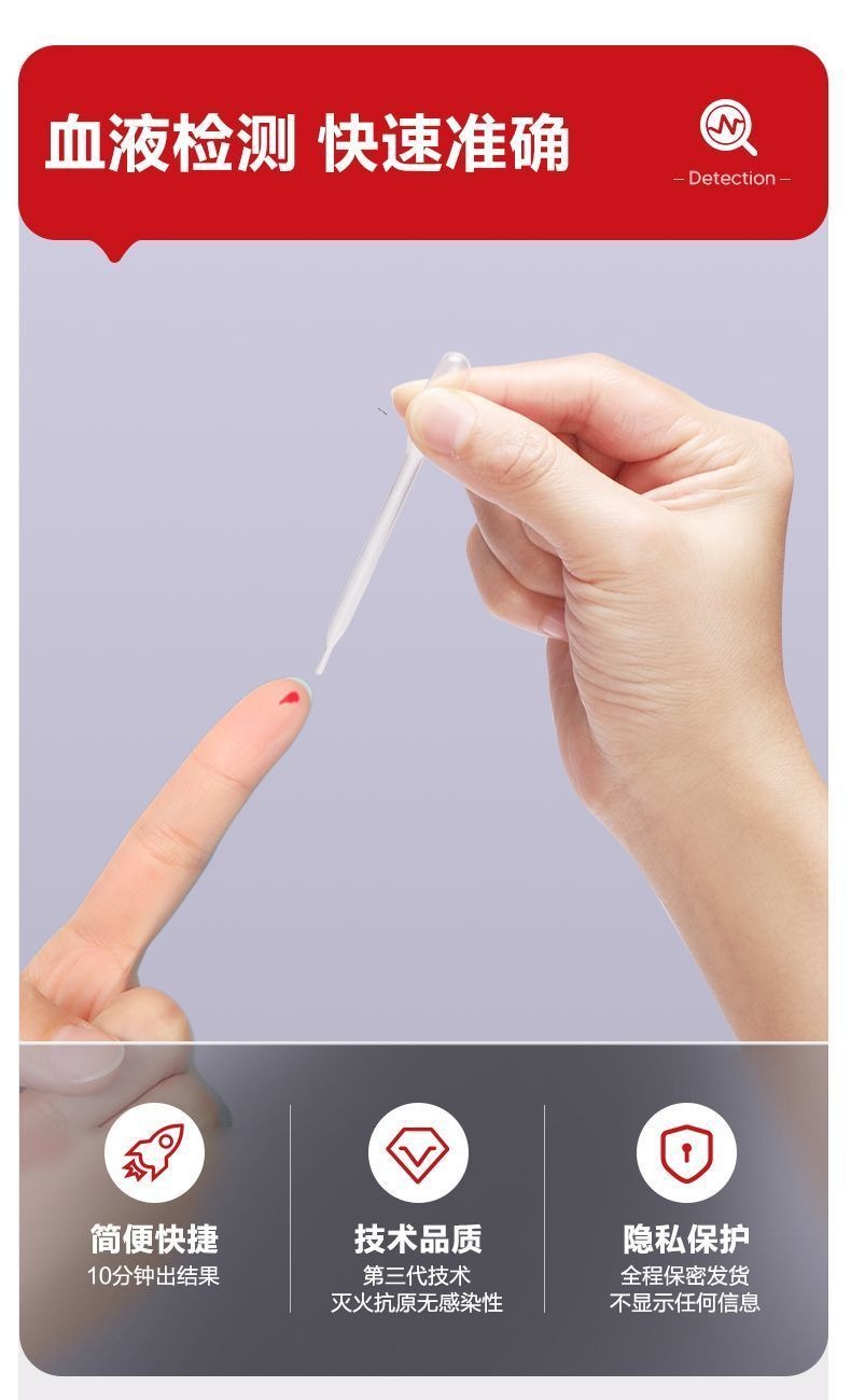 HIV Antigen/Antibody Combo Test Strip